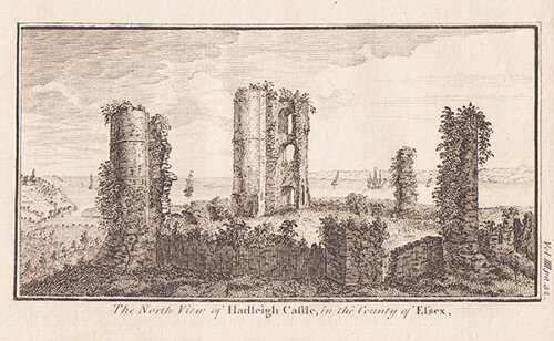 The North view of Hadleigh Castle in the County of Essex 