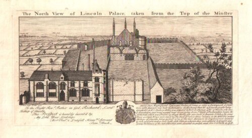 The North View of Lincoln Palace, taken from the top of the Minster. 