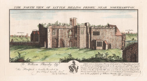 The North View of Little Billing Priory near Northampton