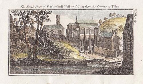The North view of St Winefred's Well and Chapel 