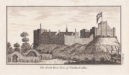 The North West view of Chester Castle 