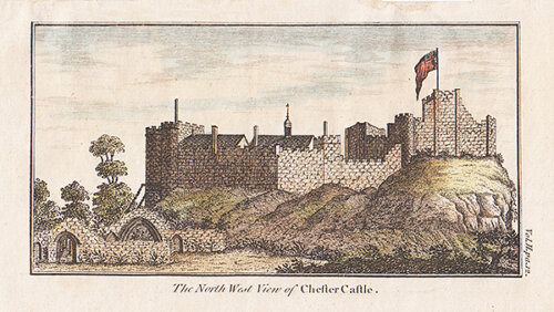 The North West view of Chester Castle 