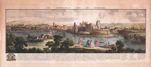 The North West View of Pembroke