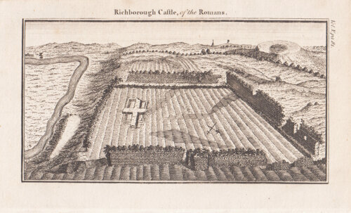 Richborough Castle of the Romans.