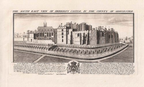 The South East View of Berkeley Castle, in the County of Gloucester.
