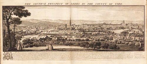 The South East Prospect of Leeds in the County of York 