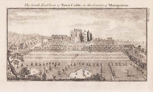 The South East View of Powis Castle 