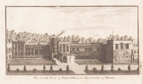 The South View of Ford Abbey in the County of Devon.