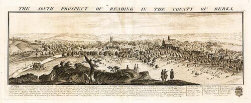 The South Prospect of Reading in the County of Berks