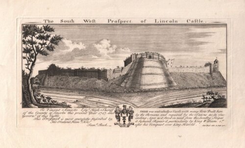 The South West Prospect of Linoln Castle.