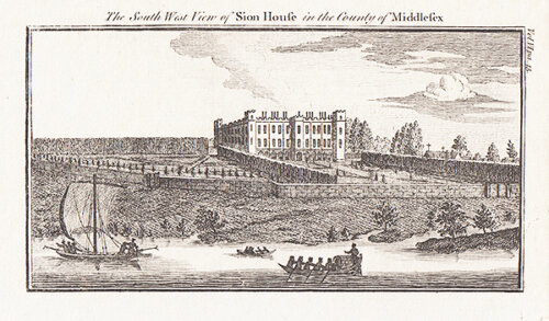 The South West View of Sion House in the County of Middlesex