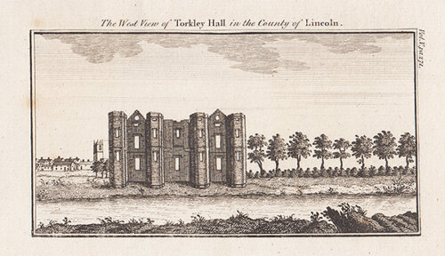 The West View of Torkley Hall in the County of Lincoln
