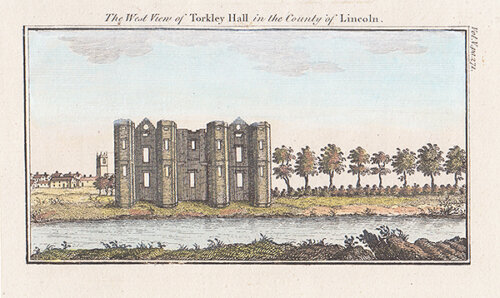 The West View of Torkley Hall in the County of Lincoln 