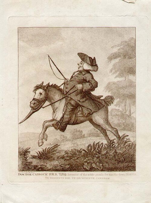 Doctor Cassock FRS TPQ - Inventor of the noble puzzle for tumble-down HORSES