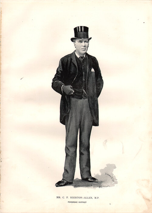 Mr C F Egerton-Allen  MP Pembroke District