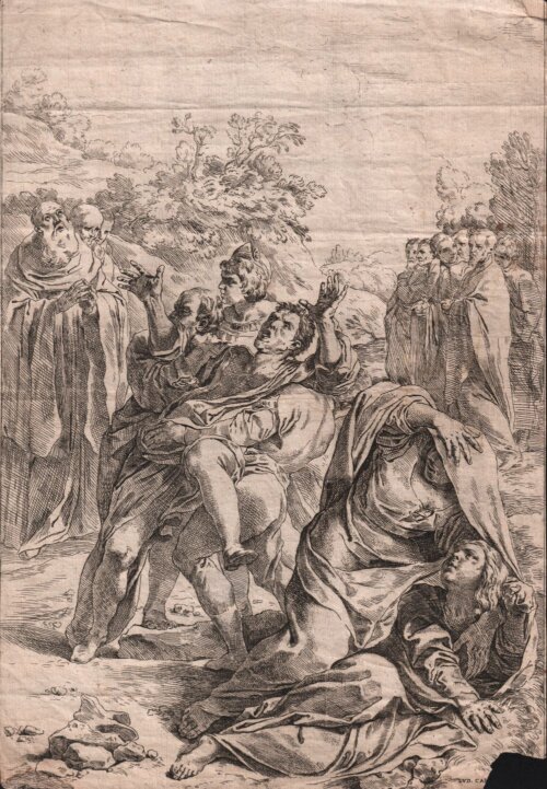St Benedict Exorcising a Demon