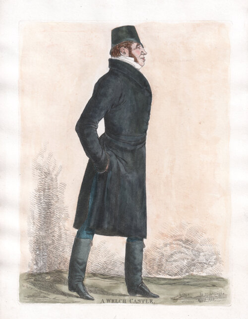 'A Welch Castle' -  Peter Robert Burrell, 2nd Baron Gwydyr
