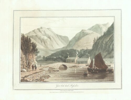 Gair-loch head, Ros-shire - William Daniell.  (antique print)