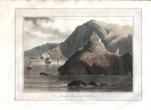 Ilfracombe on the coast of North Devon - William Daniell.