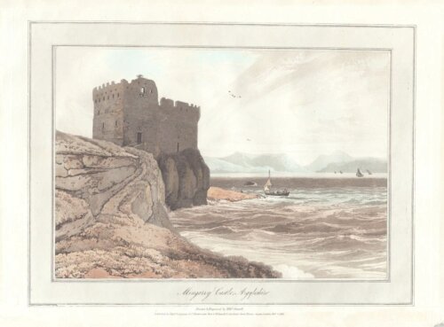 Mingarry Castle, Argyleshire - William Daniell.  (antique print)  