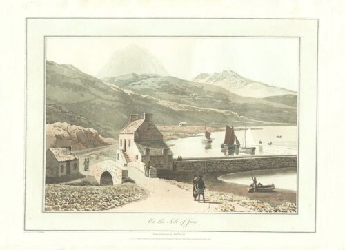 On the Isle of Jura - William Daniell.  (antique print)