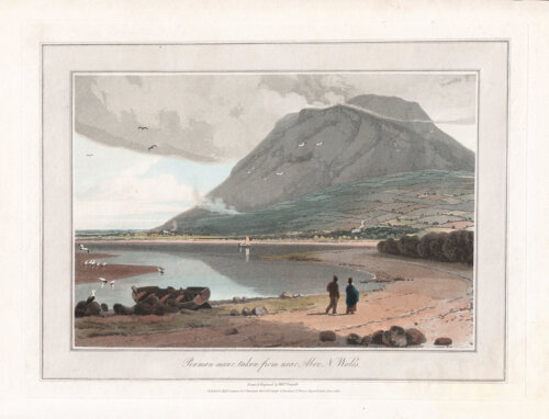 Penmaen-mawr taken from near Aber - William Daniell