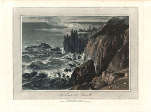 The Land's End, Cornwall - William Daniell.