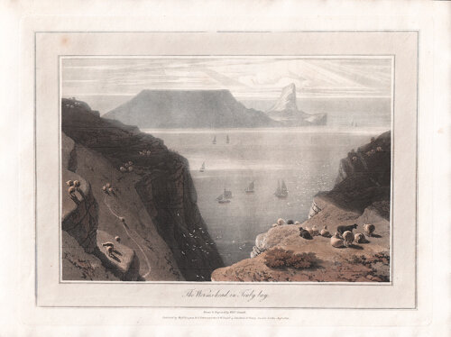 The Worms-head in Tenby Bay.