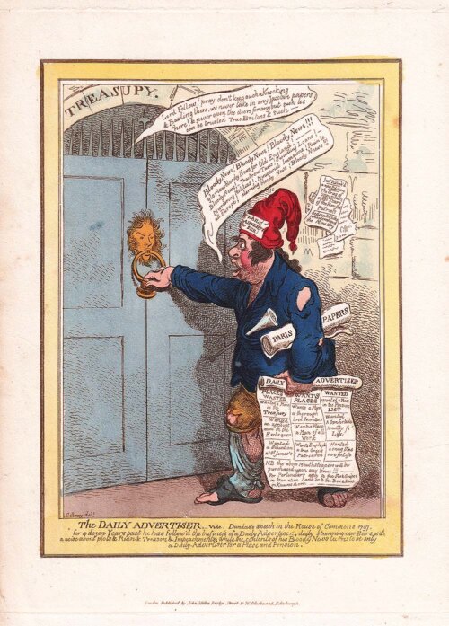 Gillray - The Daily Advertiser...