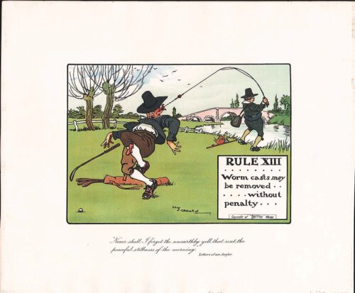 Golf  -  Rule XIII