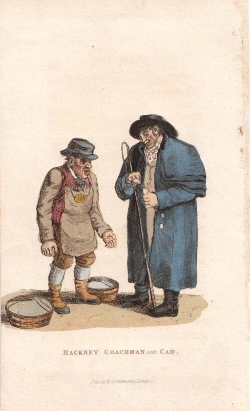 Hackney Coachman and Cad