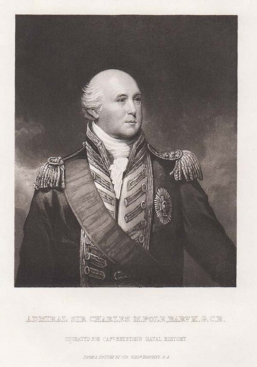 Admiral Sir Charles M Pole  Bart  KCB