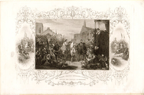 The Black Prince entering London after the Battle of Poitiers