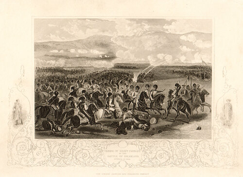 Charge of the Heavy Cavalry at the Battle of Balaklava October 25th 1854