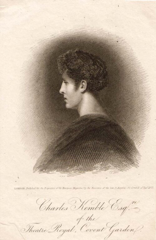 Charles Kemble Esq  of the Theatre Royal Covent Garden