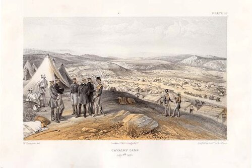 Cavalry Camp  July 9th 1855