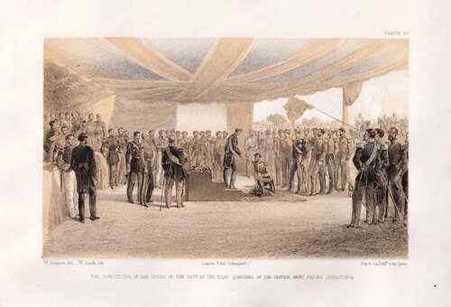 The Investiture of the Order of the Bath at the Head Quarters of the British Army before Sebastopol