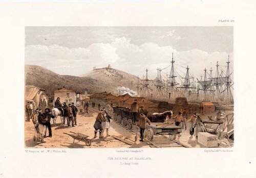 The Railway at Balaklava  Looking South