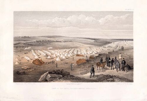Camp of the Naval Briigade before Sebastopol