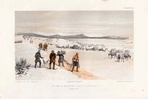 The Camp of the Second Division looking East  January 1855