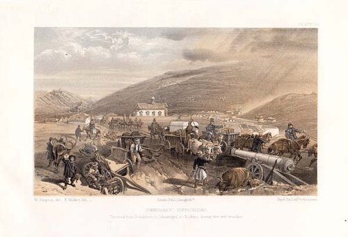 Commissariat Difficulties  The Road from Balaklava to Sebastopol at Kadikoi during the wet weather