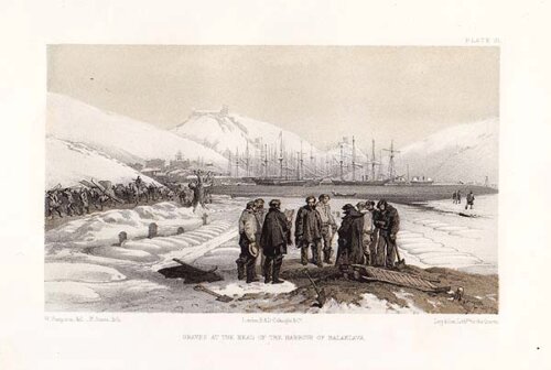 Graves at the head of the harbour at Balaklava