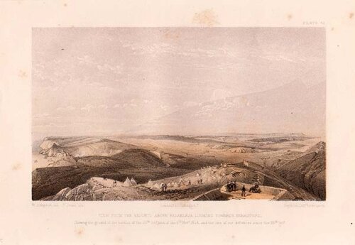 View from the heights above Balaklava looking towards Sebastopol  