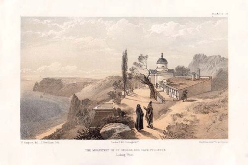 The Monestery of St George and Cape Fiolente  Looking West
