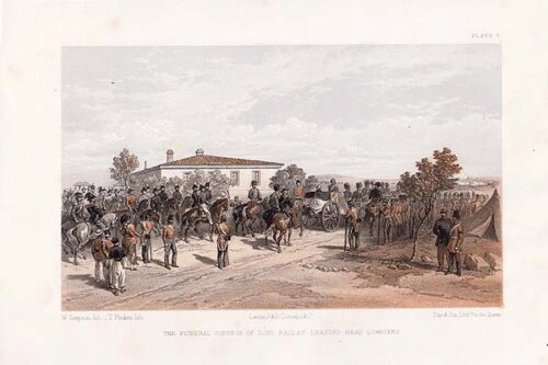 The Funeral Cortege of Lord Raglan leaving Head Quarters