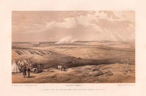 Distant view of Lord Raglan's Head Quarters before Sebastopol