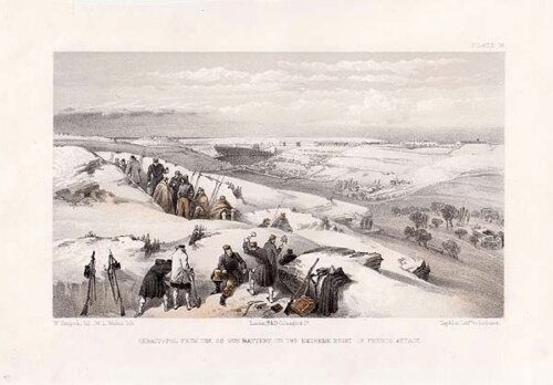 Sebastopol from the 26 Gun Battery on the extreme right of French attack