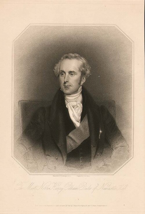 The Most Noble Henry Pelham Duke of Newcastle  KG