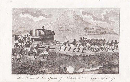 The Funeral Procession of a distinguished Person of Congo.
