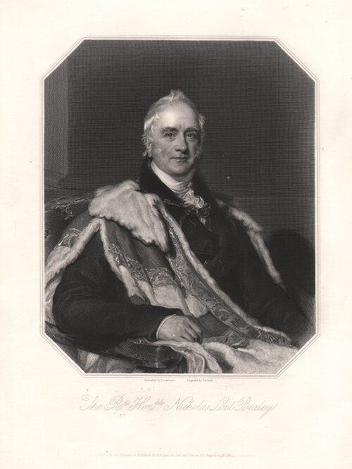 The Rt Honble Nicholas Lord Bexley